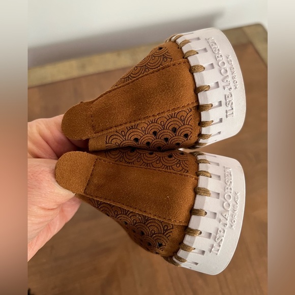 ILSE JACOBSEN Tulip 139 Suede Perforated Shoes Slip On Sneakers - Picture 11 of 16